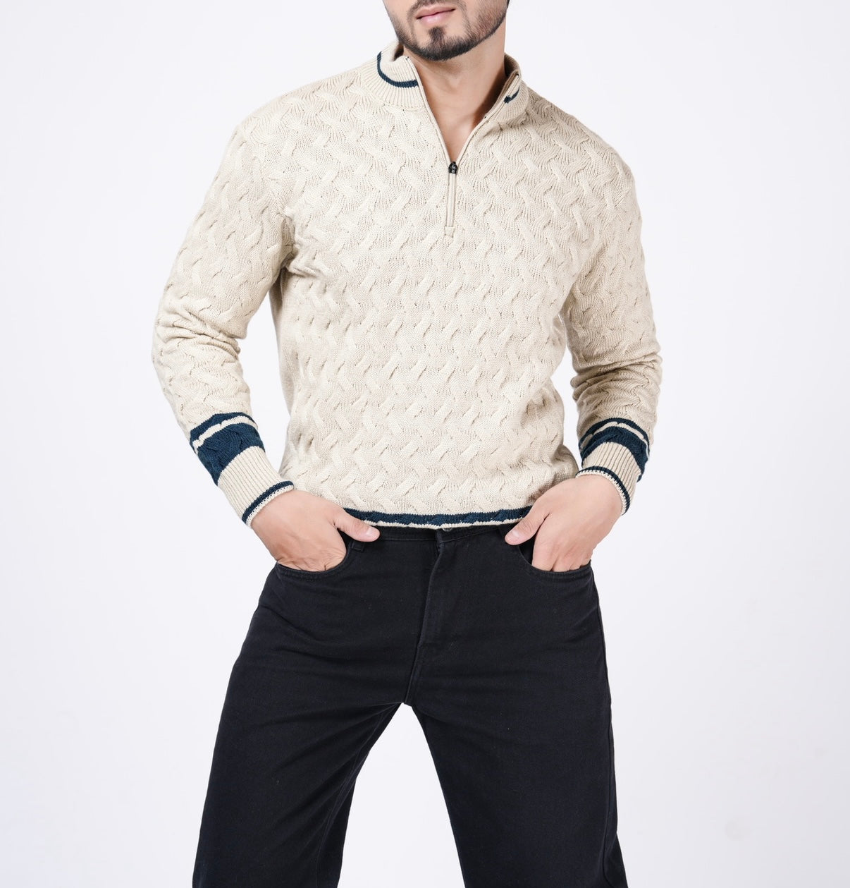 TURTLENECK HALF ZIPPER
