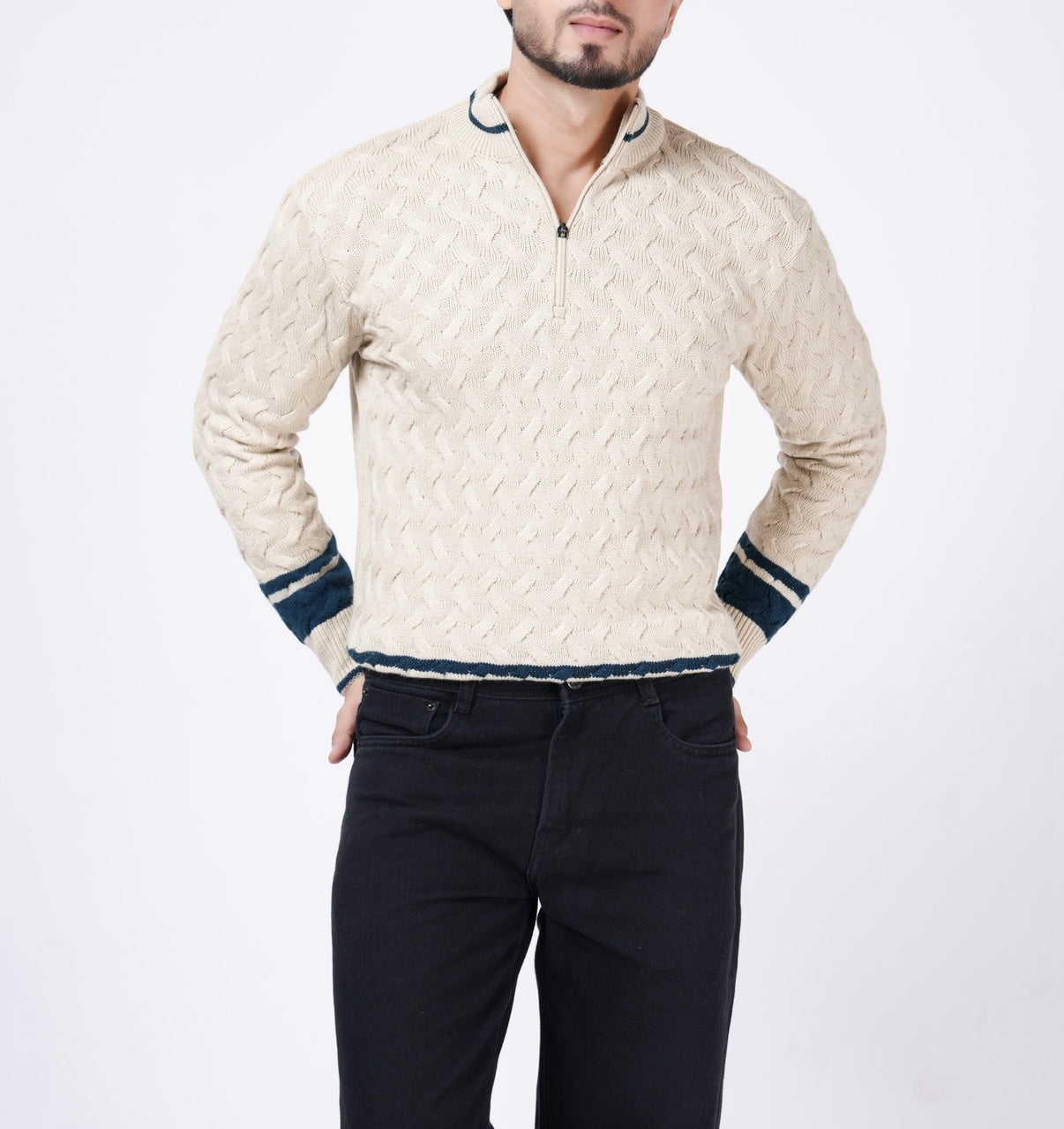 TURTLENECK HALF ZIPPER