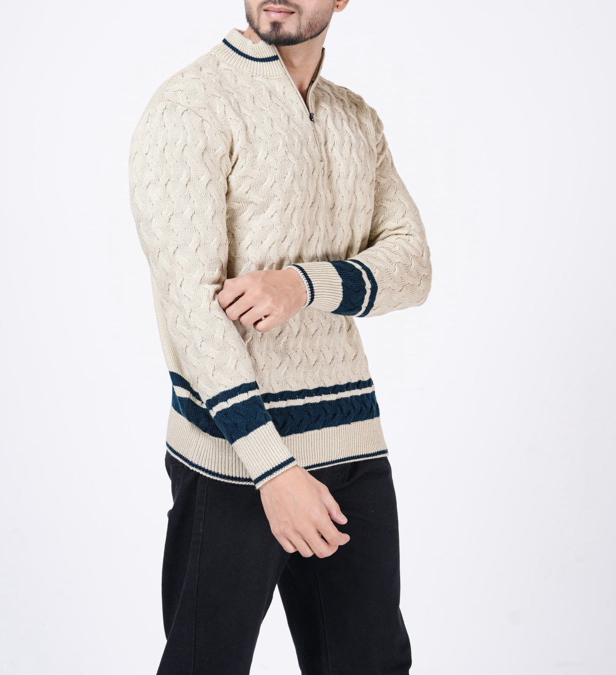 TURTLENECK HALF ZIPPER