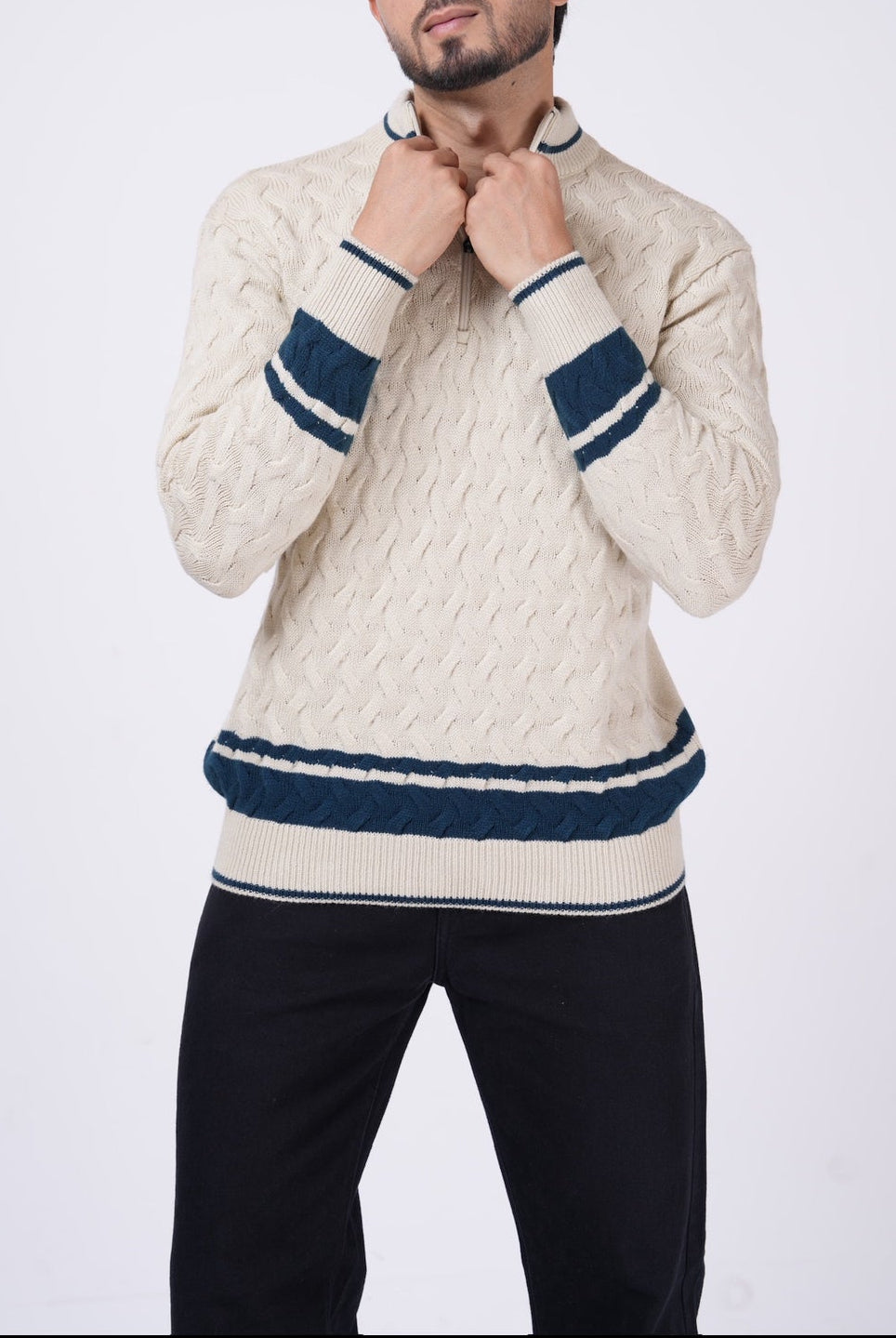 TURTLENECK HALF ZIPPER